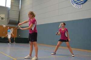 Stefanie Lehmann und Theresa Redelbach zeigten im Doppel gegen Unterdürrbach eine starke Leistung.