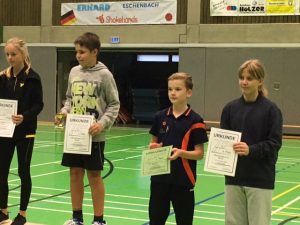Nele und Nico, Lukas und Eva Mixed U13